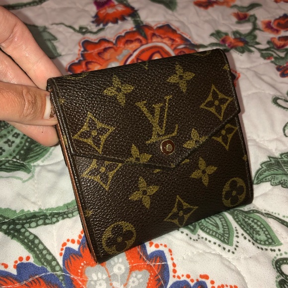 Louis Vuitton AUTHENTIC Vintage Monogram Portefeiulle Elise Trifold Wallet 1990 - Picture 4 of 16